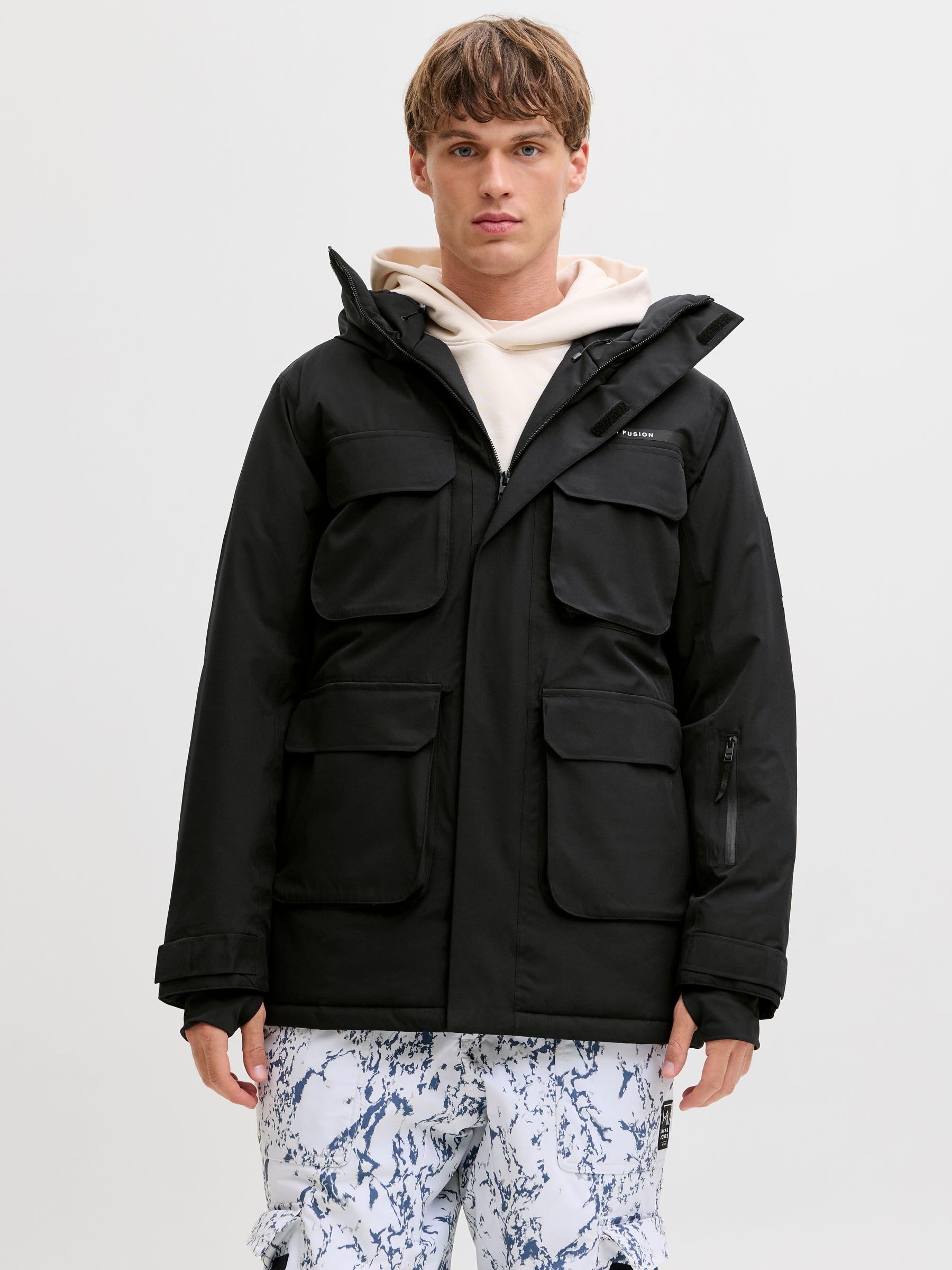 JACK & JONES Jjvaujany Ski Jacket Aw25 Jjvaujany Aw25 - Giacca da sci Uomo (Pacco da 1)