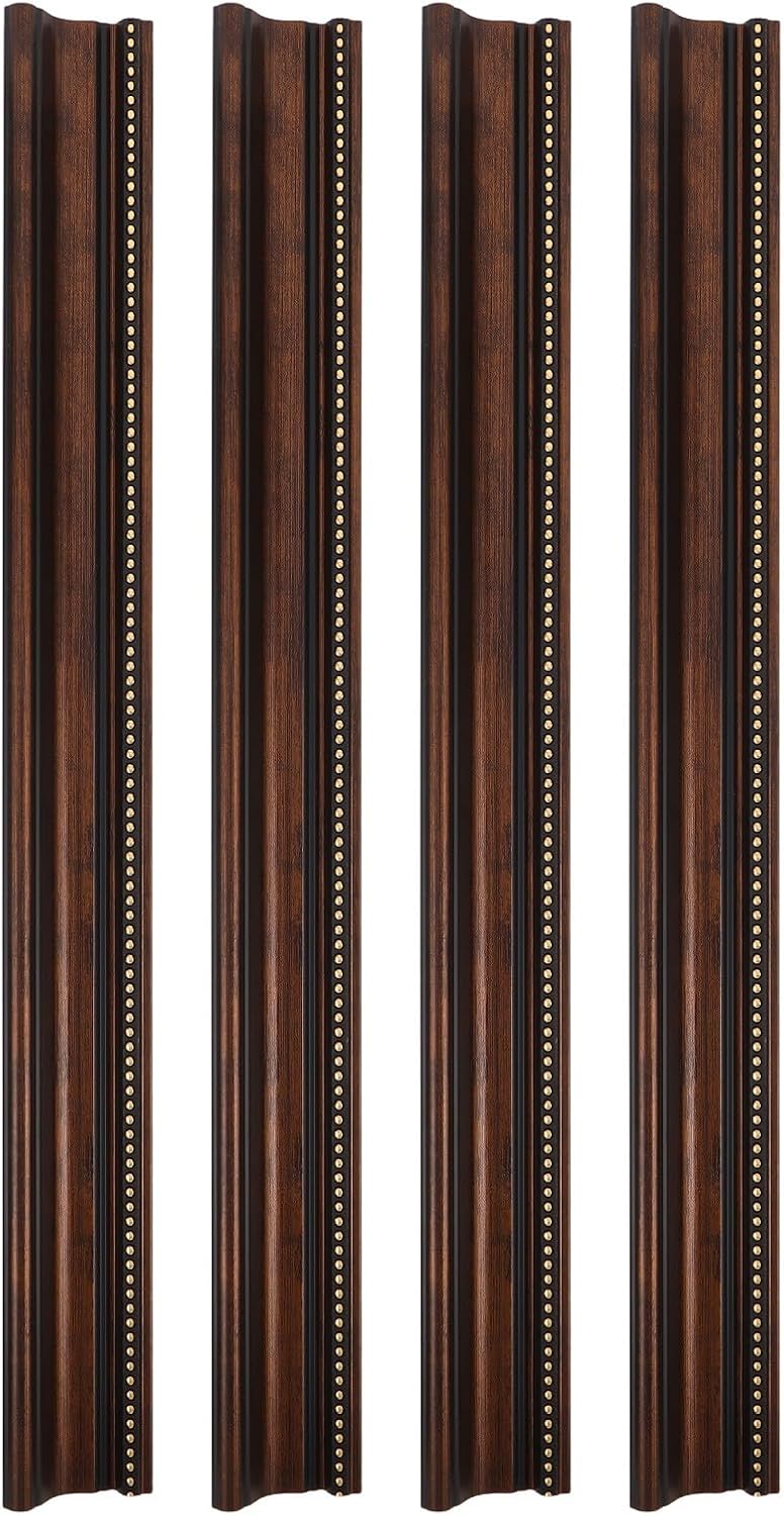 IWOWHERO 4pcs European Frame Trim for Oil Paintings, 19.7 Inch Vintage Picture Frame Border Strip, DIY Decor Material for Weddings/Parties/Wall Art