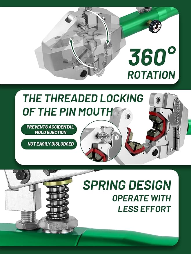 Crimpadora Hidráulica Manual para Manguera AC, Kit de Reparación de Aire Acondicionado miniatura 2