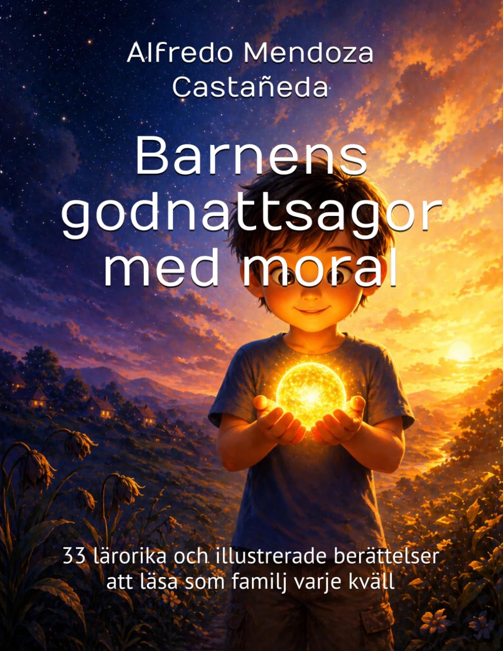 Barnens godnattsagor med moral: 33 lärorika och illustrerade berättelser att läsa som familj varje kväll