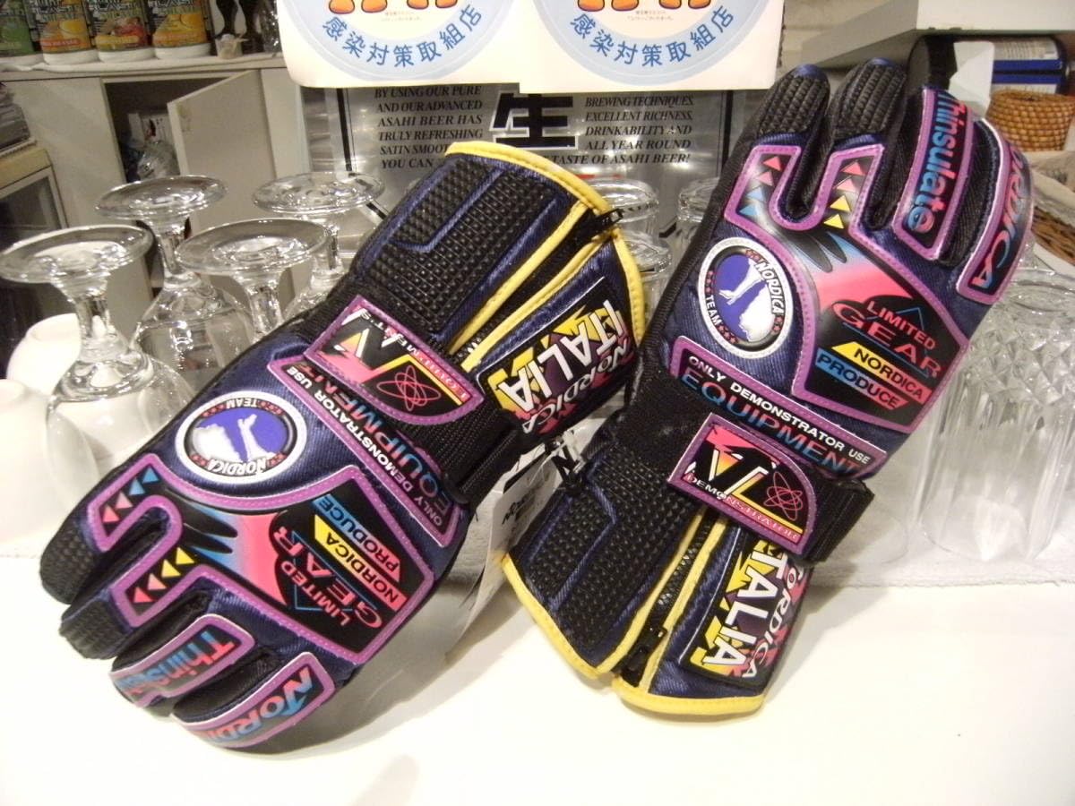 未使用★昭和レトロ★日本製★スキー NORDICA ノルディカ 手袋 グローブ Amazon.co.jp: 昭和レトロ90年代日本製スキー NORDICA