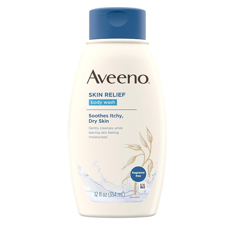 Sabonete líquido corporal Aveeno Active Naturals Skin Relief sem fragrância, 360 mL