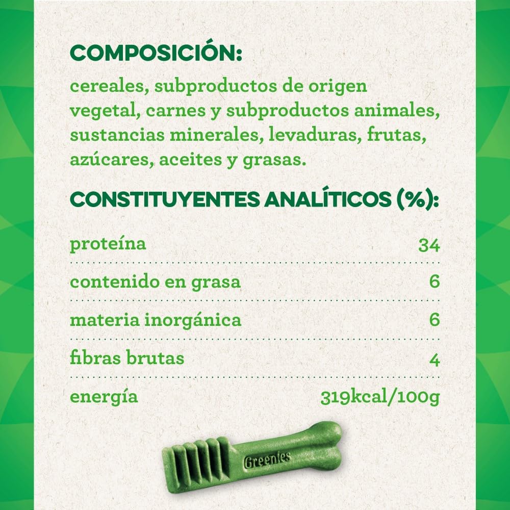 Greenies Snack Dental 100% Natural para Perros Toy 6x340g