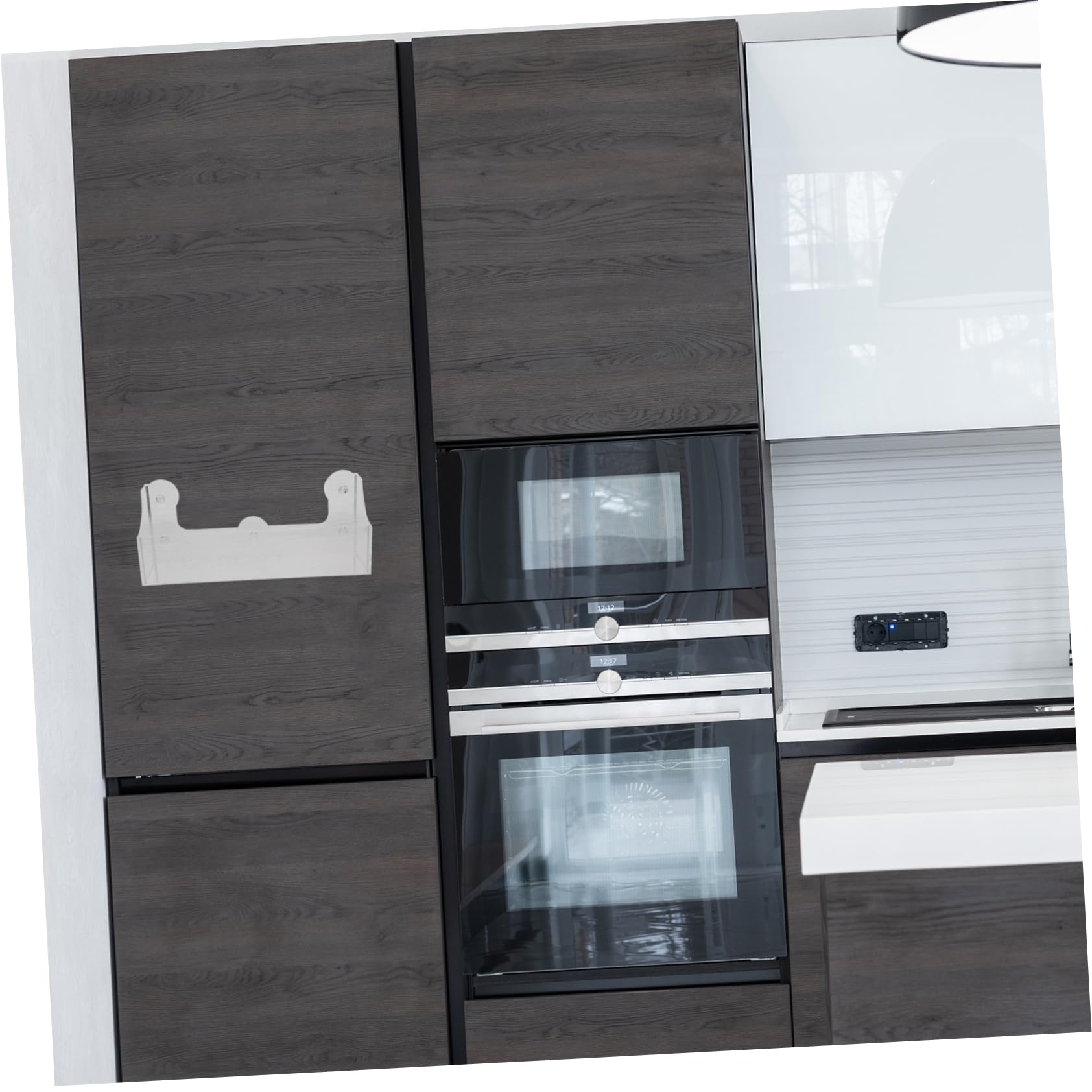 Estante Ventosa para Refrigerador de Acrílico, Soporte Seguro