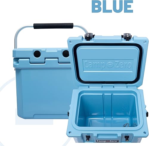 Miniatura 51 de CAMP-ZERO Baúl de hielo duro portátil de 12 litros y 12.6 cuartos de galón, perfecto para bebidas, almuerzo, playa, picnic, canotaje, campamento
