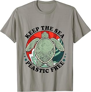 Keep The Sea Plastic Free Oceans Conservation T-Shirt