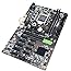 B250-BTC Mining Motherboard, 12 PCI-E Mining Motherboard Support 12Video Card VGA 1151 DDR4 Memory USB3.0 Expansion Desktop M