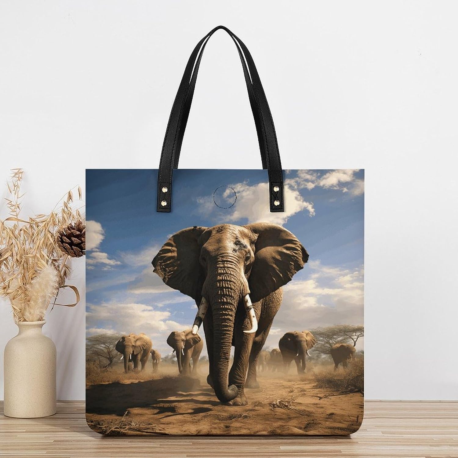 PU Leather Tote Bag for Women Fashion Large Capacity Shoulder Bags image 3