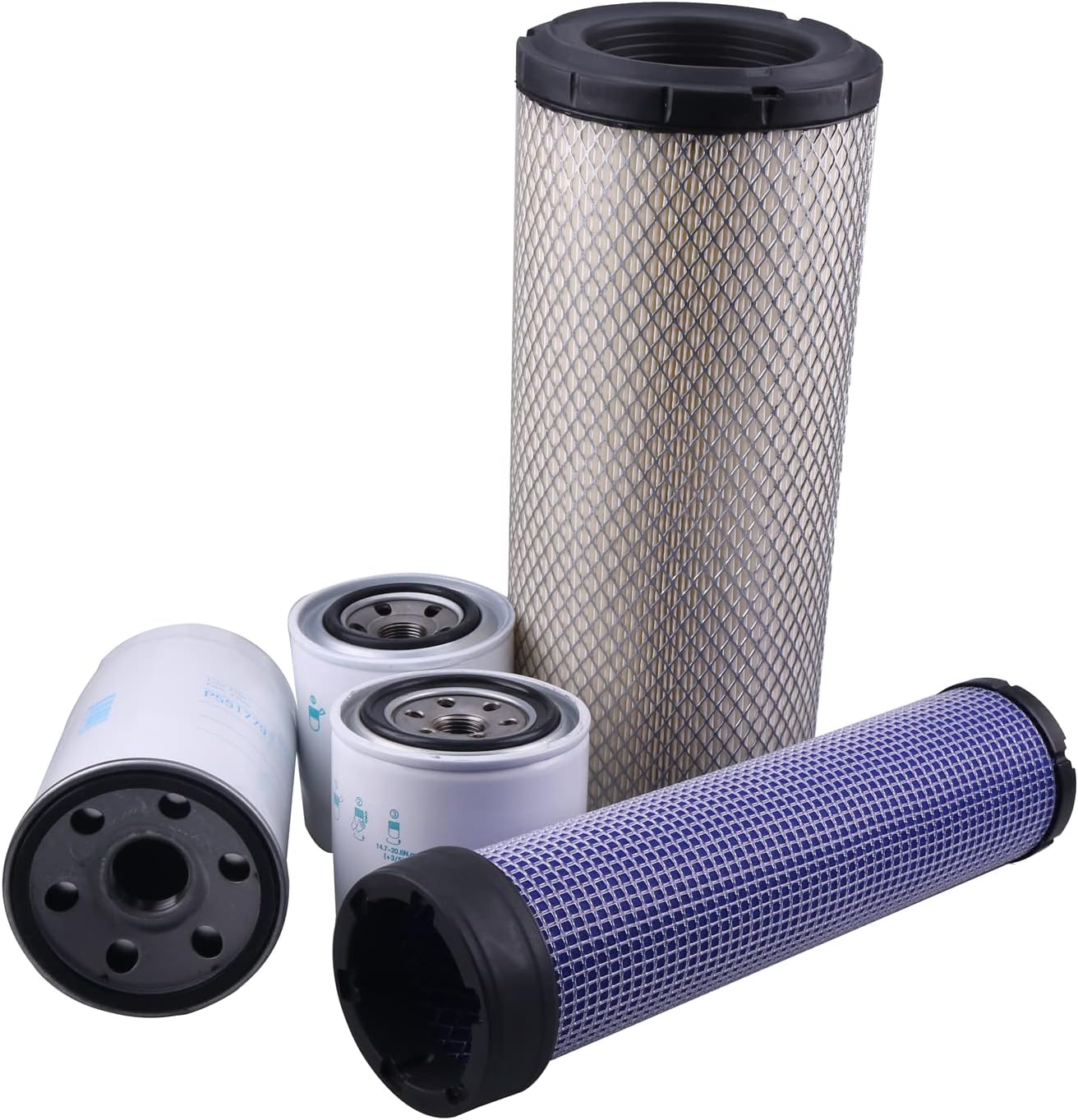 Solarhome New Filter Kit Compatible with Kubota M7060 M6060 Series with V3307-CR-TE4 Engine