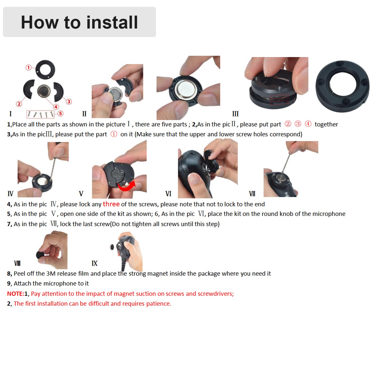 Cb Radio Microphone Parts