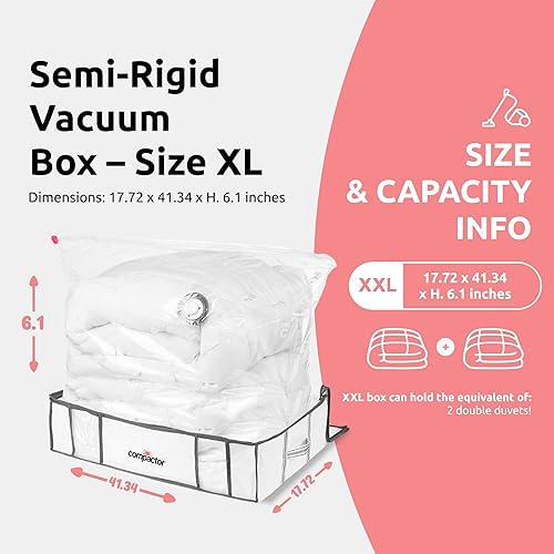 Miniatura 4 de Compactor Cajas de vacío 3D semirrígidas (XL, blancas  LIFE) - Usadas - Como nuevas
