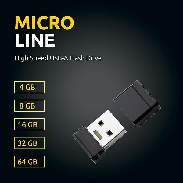 Intenso Micro Line - Chiavetta USB da 16 GB - USB 2.0, Nero - 2