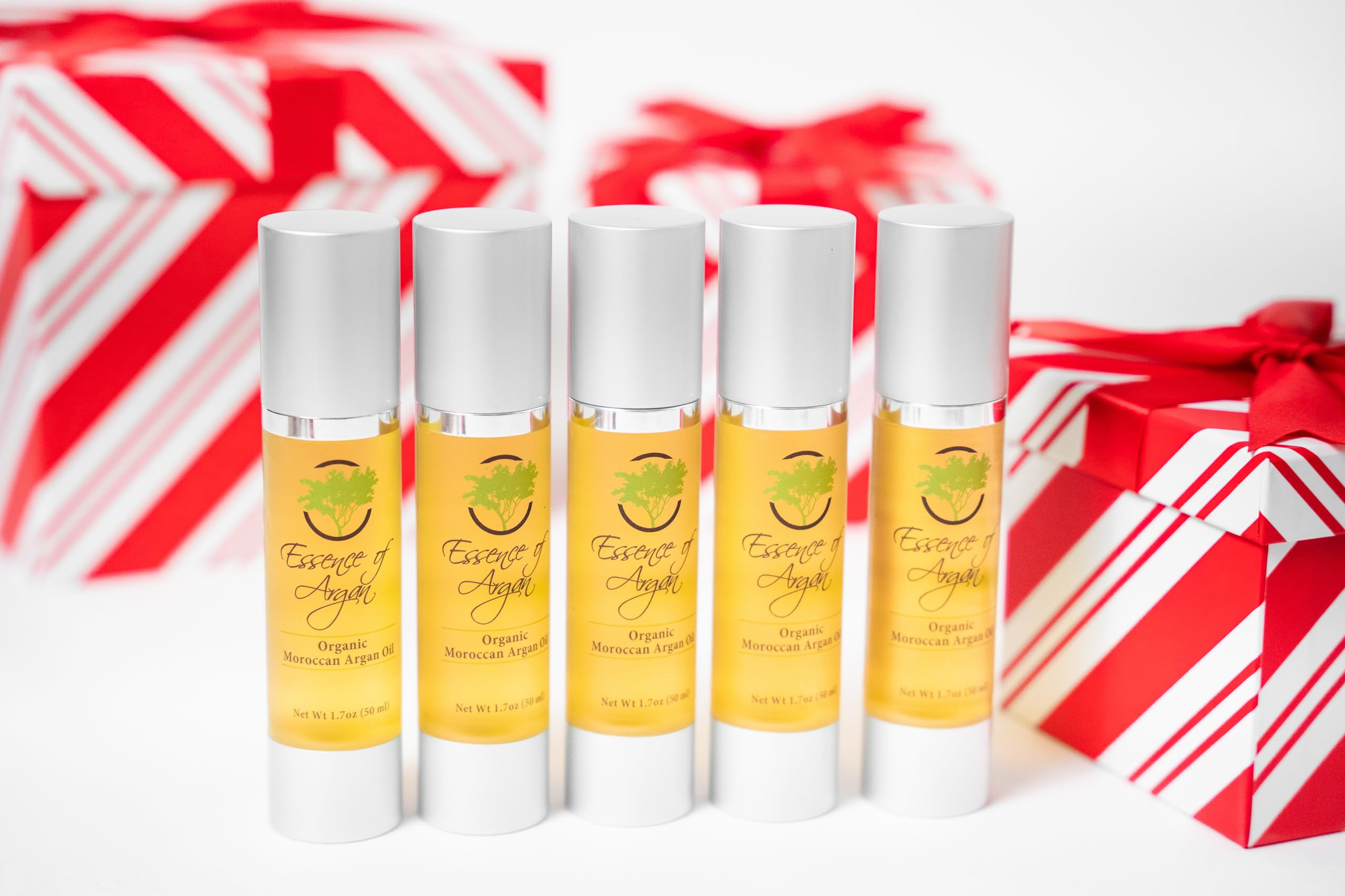 Essence Of Argan Moroccan Argan Oil for Hair Skin & Nails - Natural Eco-Certified Cold Pressed Oil for Skin Moisturization - Non-Greasy Formula for Hair and Nail Growth - Pack of 5 product thumbnail 8