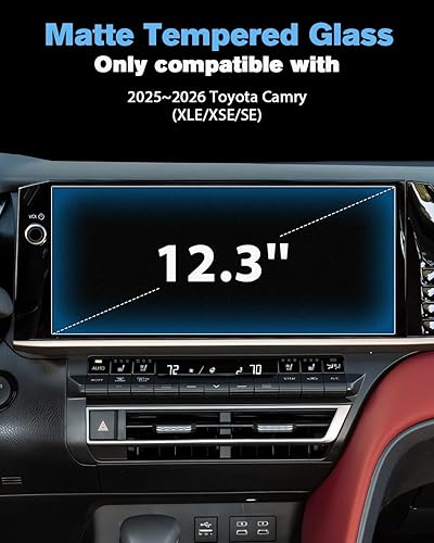 Vista 143 de Para 2 piezas 2023 2024 2025 L exus ES 12.3 pulgadas pantalla táctil Protector de pantalla de alta claridad - ES (ES250/ES350/ES300h) Accesorios L