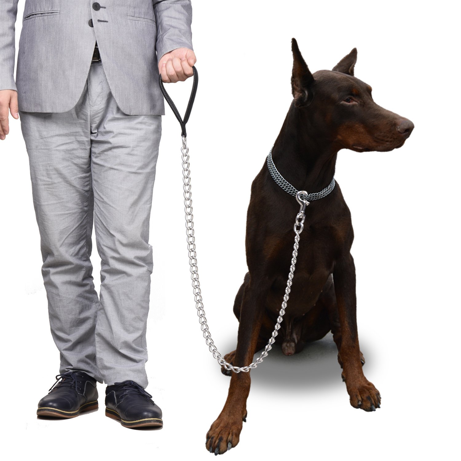 Guinzaglio per cani resistente, 1,2 m x 5,0 mm | Manico imbottito per cani di taglia grande e media