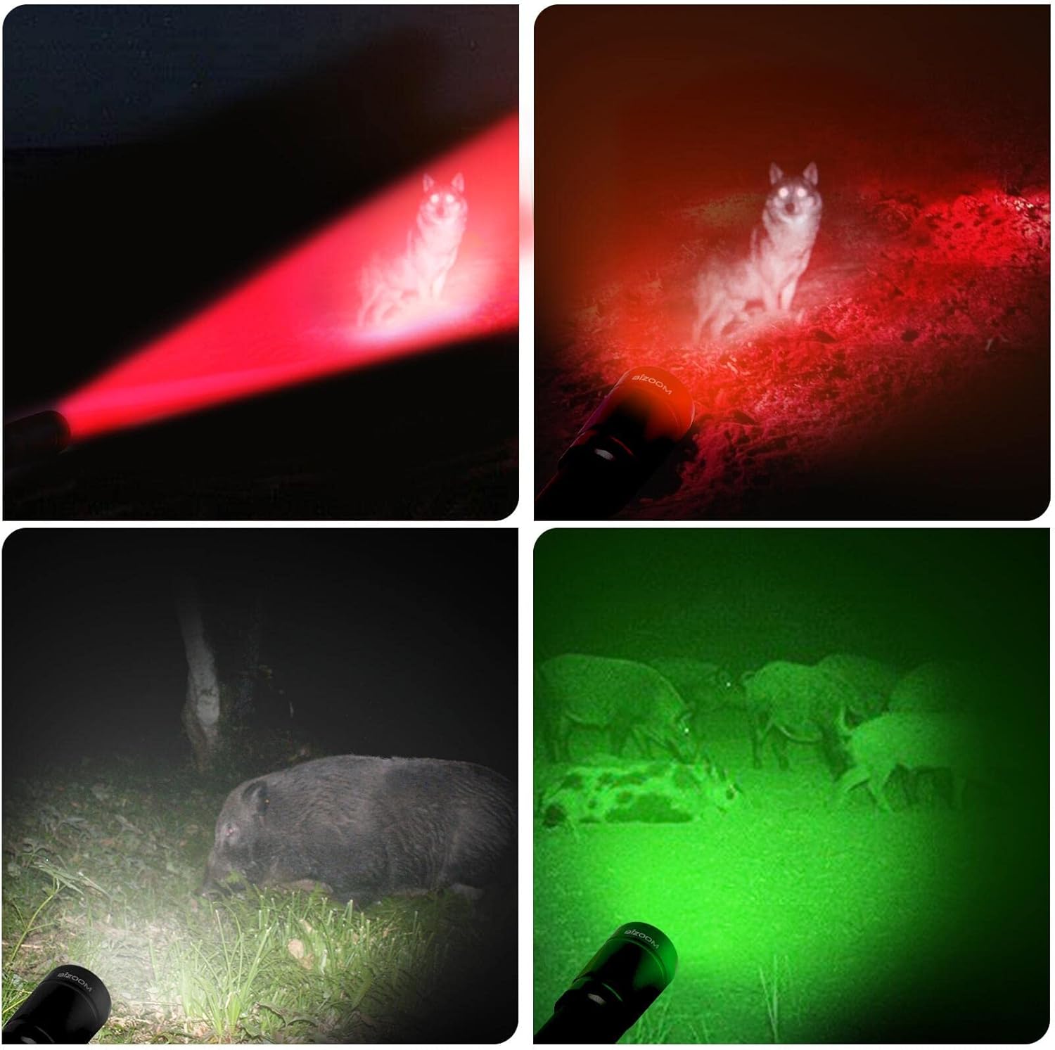 BIZOOM KL75 Hunting Light Kit with Interchangeable LED Modules and