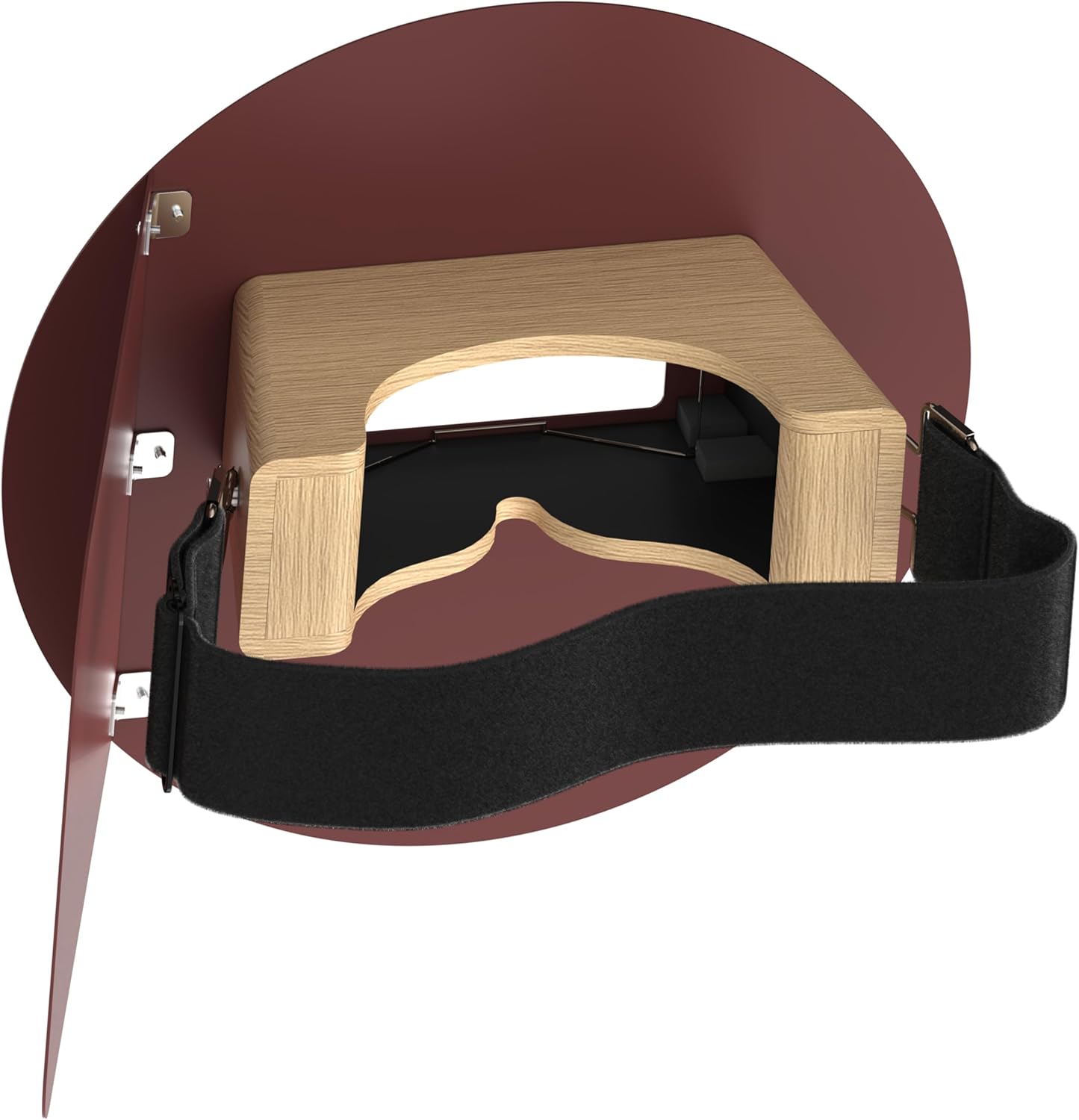 SturdyShape Pancake Welding Hood for Pipeline Welders Brown Resin Pipeliner Helmet, Right or Left Hand Use Unique Design for Automotive & Custom Fabrication Workers