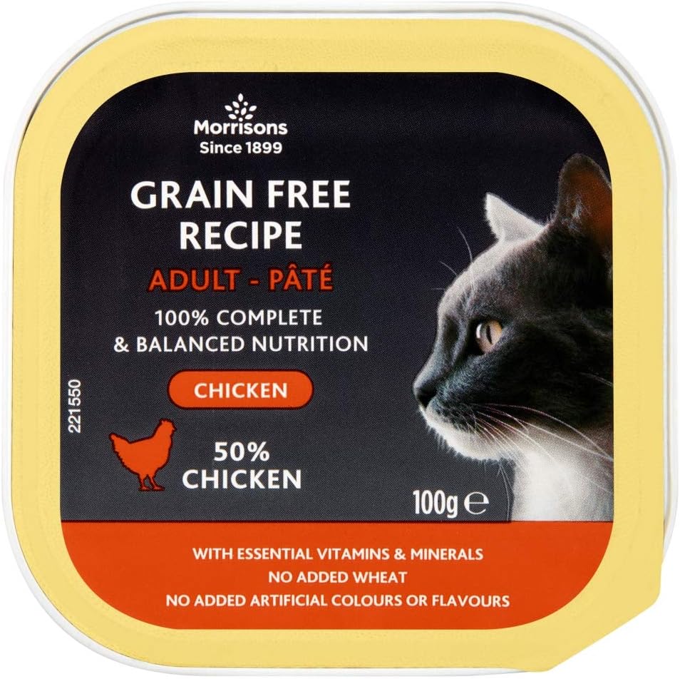 Morrisons Premium Pate with Chicken for Adult Cats 100 g x 17