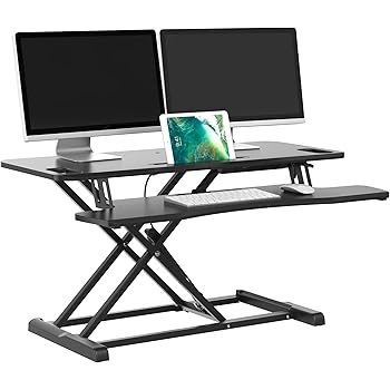 AIMEZO Escritorio de Pie con Altura Ajustable - Convertidor de
