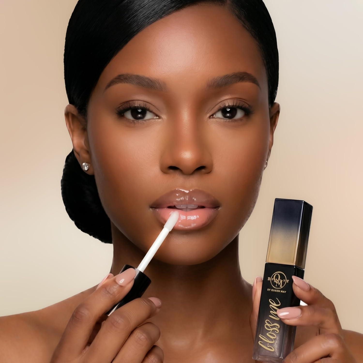 Gloss-Me Lip Gloss, Lip Plumper, Moisturizing Lip Balm with Hyaluronic Acid, Non-Sticky Lip Mask for Instant Glow & Hydration, Tinted Lip Butter Balm-Deluxe