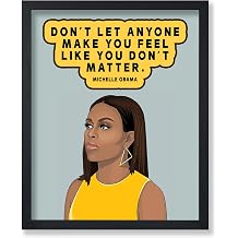 Poster Master Dont Let Anyone Poster - Michelle Obama Print - Motivational Quotes Art - Encouragement Art - Gift for Men & Women - Inspiring Decor for Living Room or Office - 8x10 UNFRAMED Wall Art
