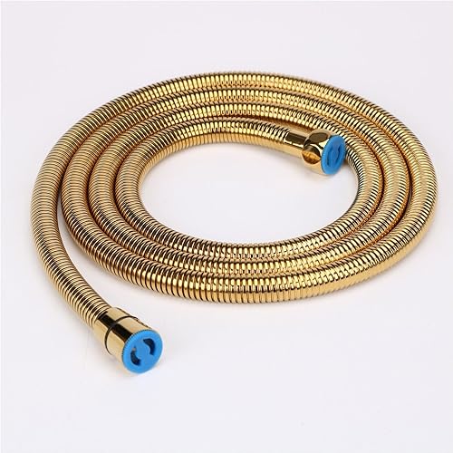 Miniatura 6 de Weirun Reemplazo de manguera de ducha,Manguera de cabezal de ducha extra larga de 79 pulgadas,Accesorio de manguera de ducha de bidé dorado titanio