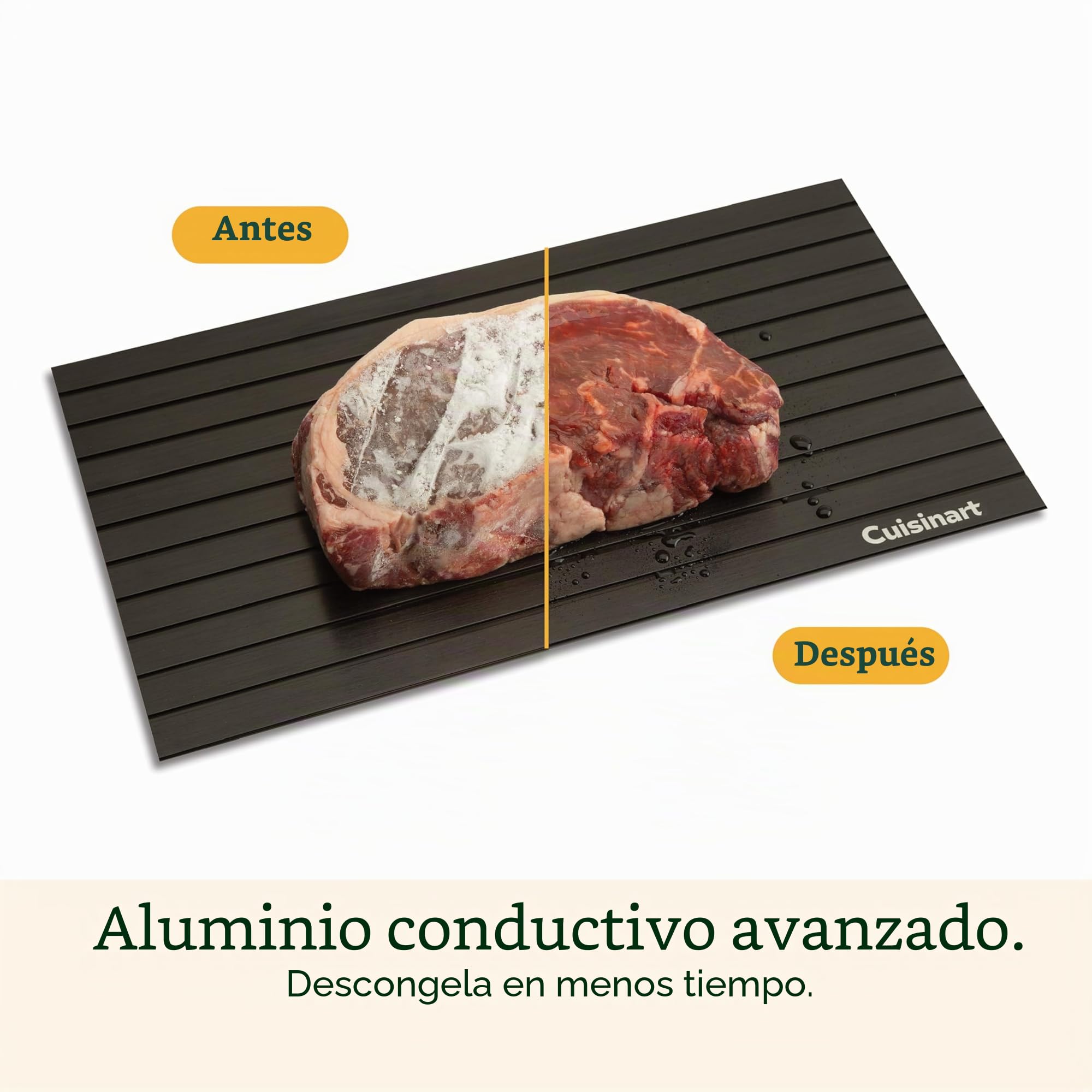 Cuisinart CDT-010 - Bandeja para descongelar Barbacoa, Color Negro