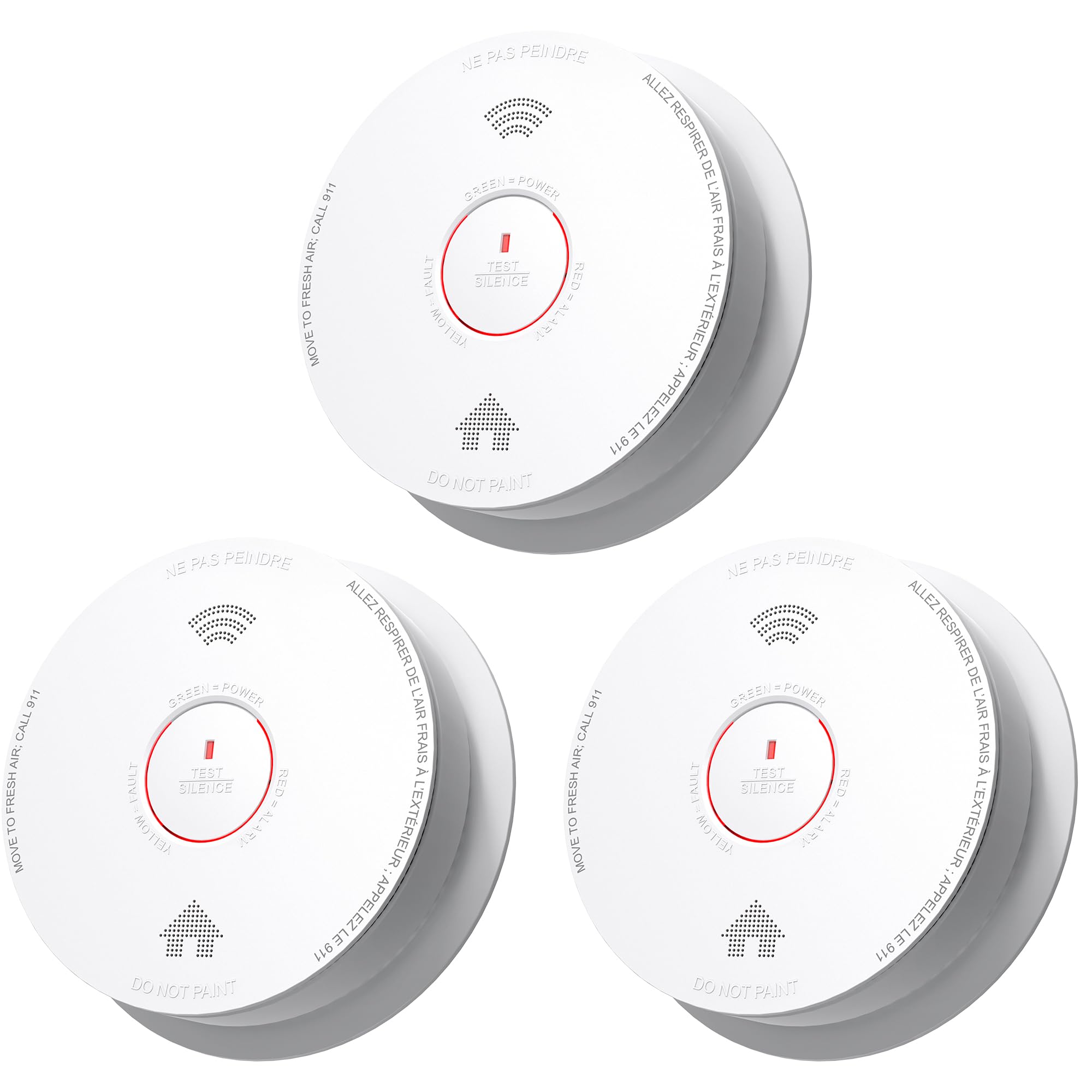 Siterwell 2-in-1 Carbon Monoxide & Smoke Detector Combo -11