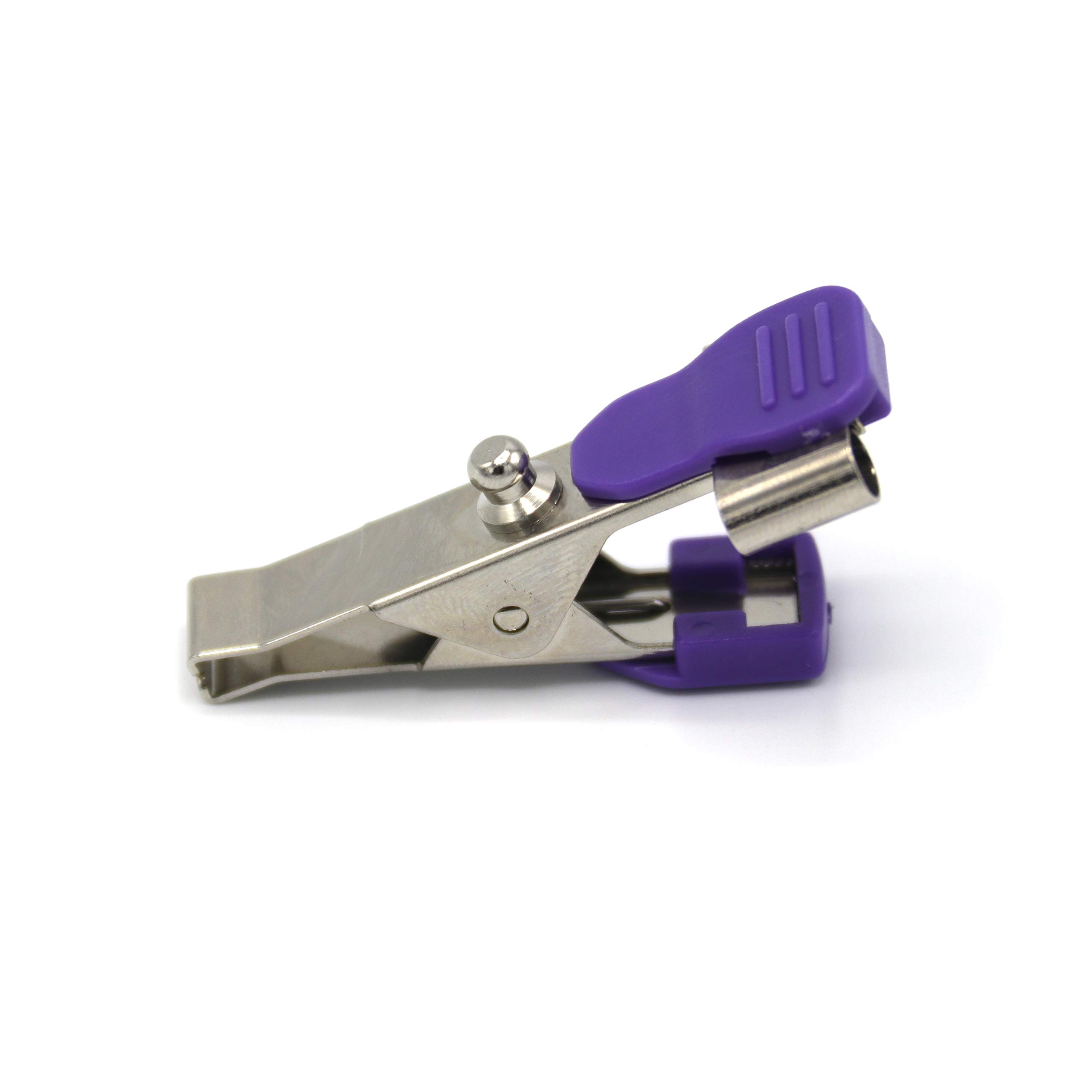 Universal SINO-K compatible ECG/EKG clip d'électrode réutilisable toutes les tailles de Vet ECG pinces crocodile pour Snap Pincée Paquet de 5
