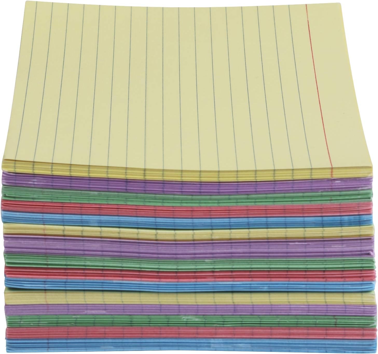  Basics Ruled Color Index Cards, 5" x 8", 300 Cards : Office Products