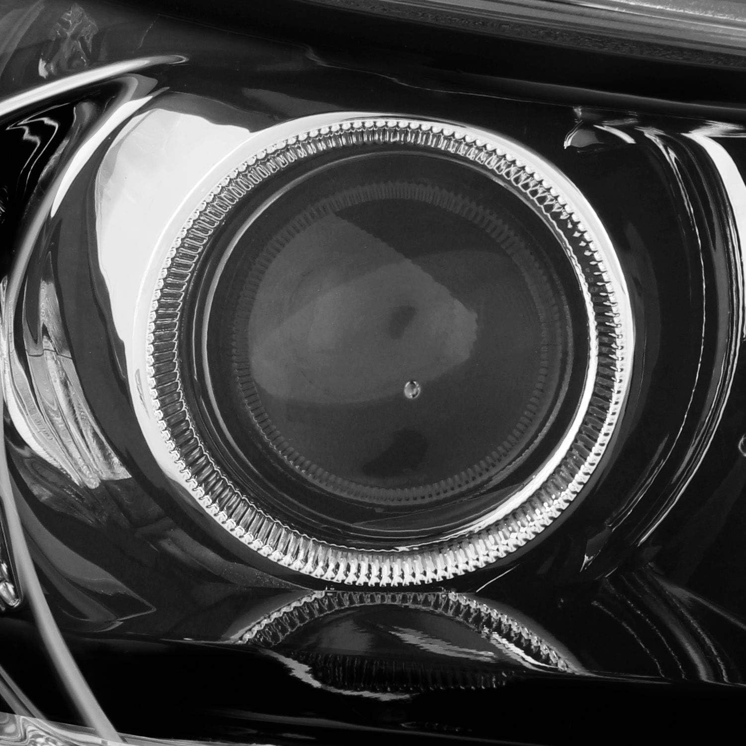 AKKON - Fits 2013 2014 2015 Honda Accord 4Door Sedan without LED DRL Model [Halogen Type] Black Clear Headlight Passenger Right