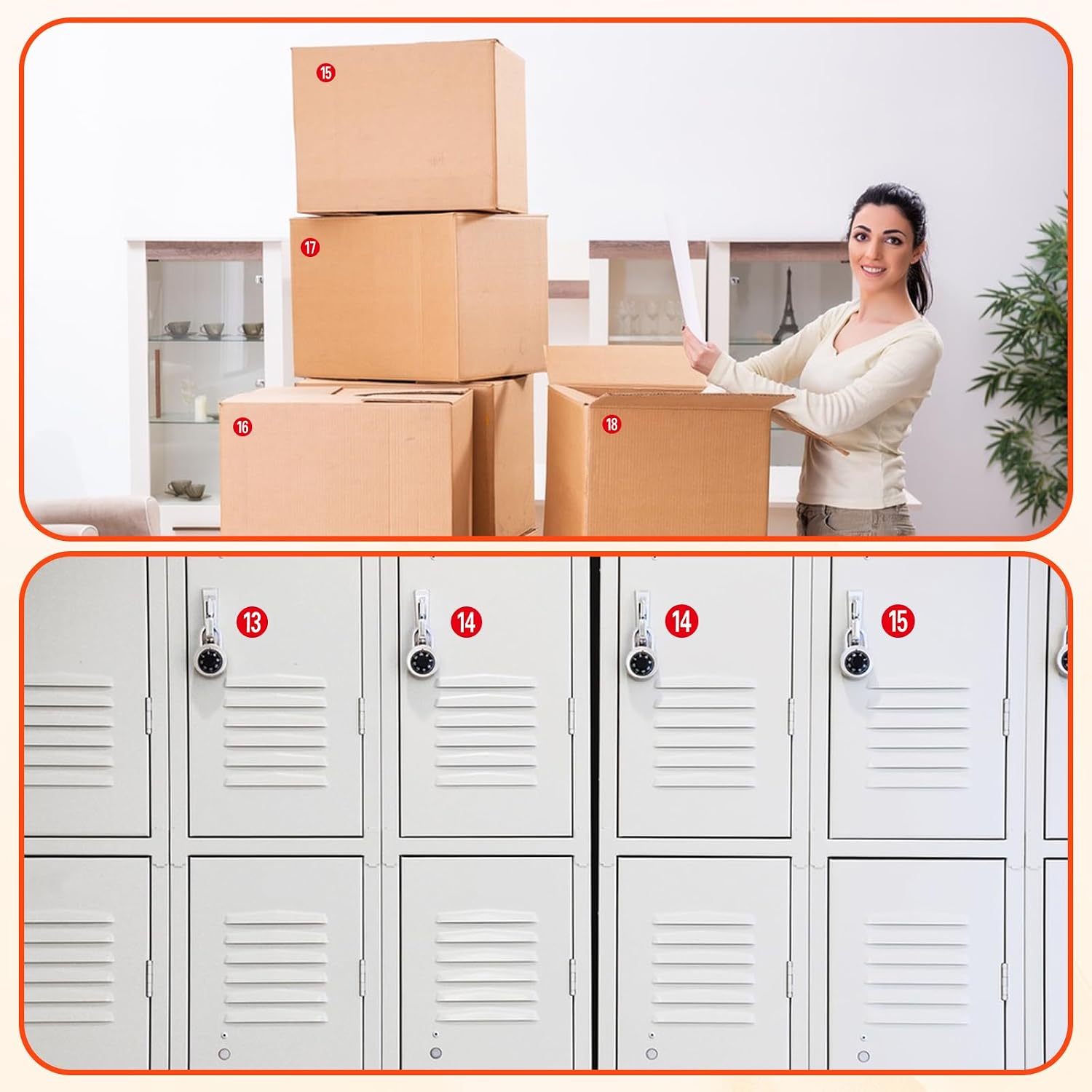 1-30 Circle Number Stickers, 1 Inch Consecutive Number Stickers, Red Circle Numbered Vinyl Sticker, Numbers Inventory Sticker for Inventory Classification, Adhesive Decal for Organizing, Box and Bin