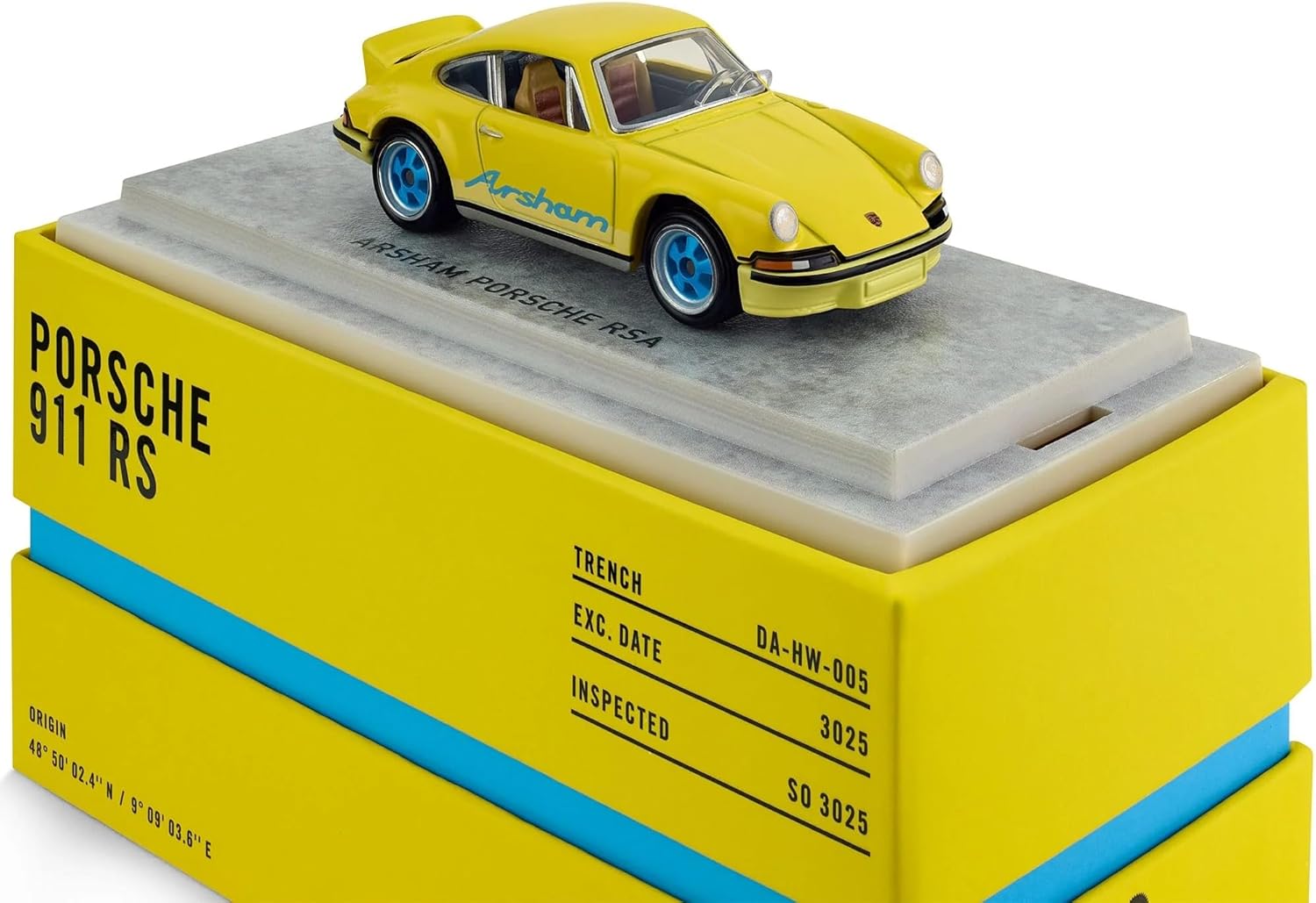 Hot Wheels x Daniel Arsham 1973 Porsche 911 RSA Yellow