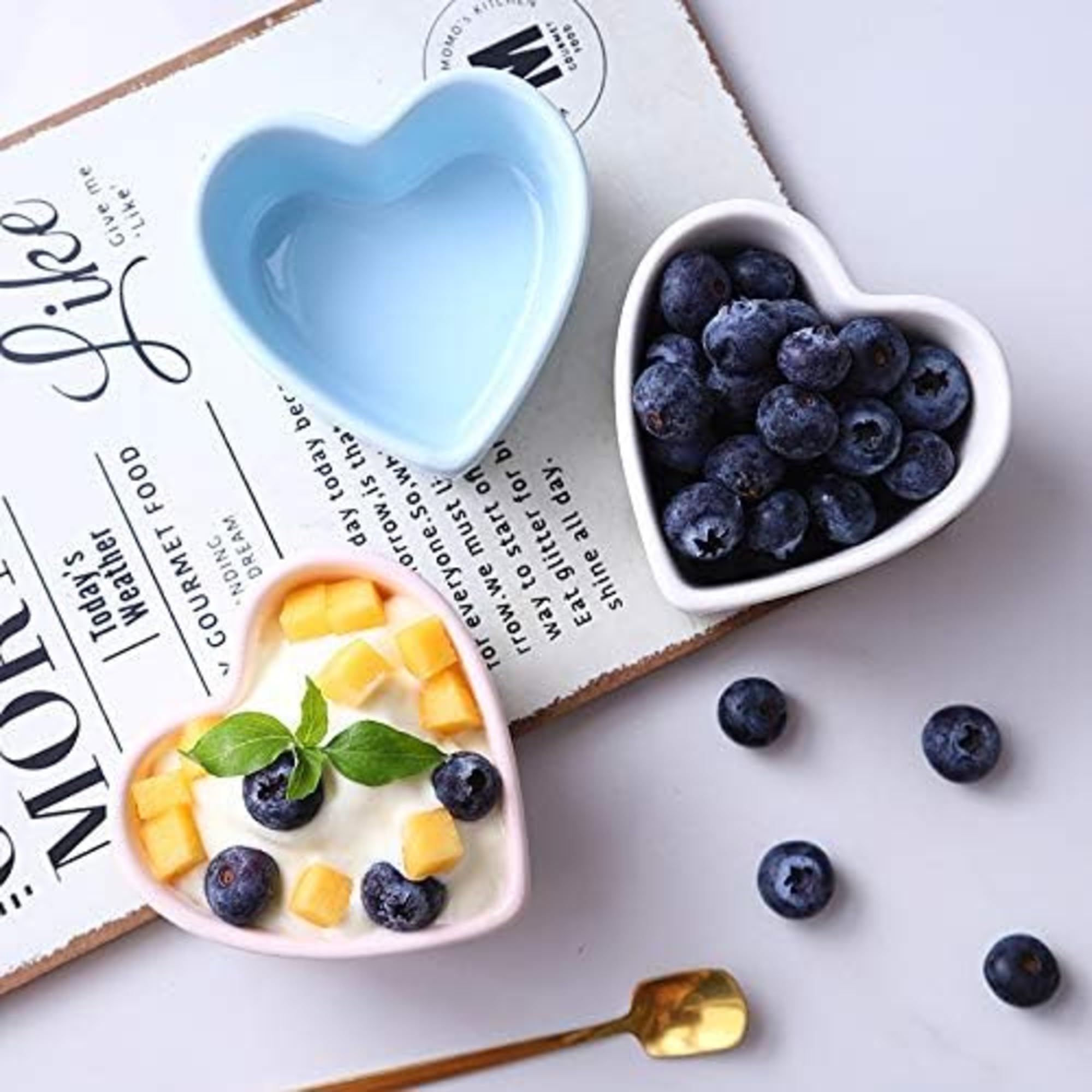 Amazon.com: 星型 - 3点セット Portmeirion Conran Sophie Portmeirion Heart 2 of Set White Conran Sophie 食器