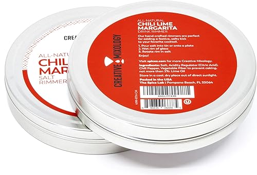 Miniatura 3 de The Spice Lab Rimmer de cristal para Martinis y Margaritas - Rimmer de bebidas - Sin gluten sin OMG sin GMS marca totalmente natural - Azúcar o sal