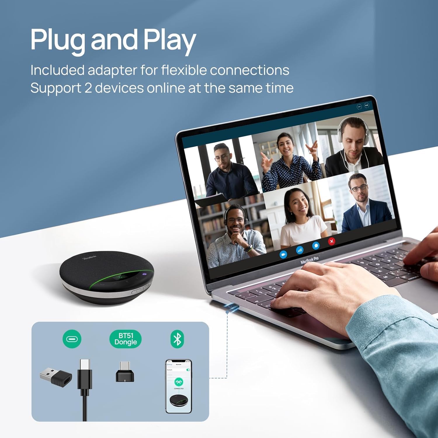 Yealink SP96 with Dongle Teams USB-C/A (1308173)