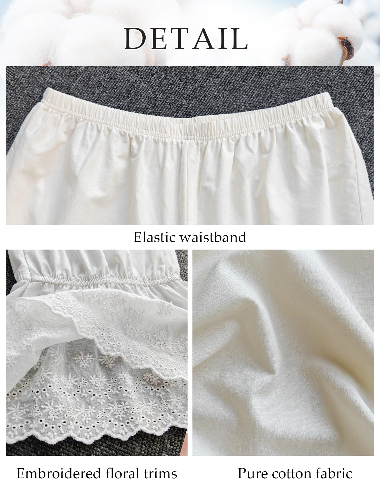 BEAUTELICATE Wiktoriańskie Bloomers Bawełna Gothic Koronki Falbany Lolita Pumpkin Szorty