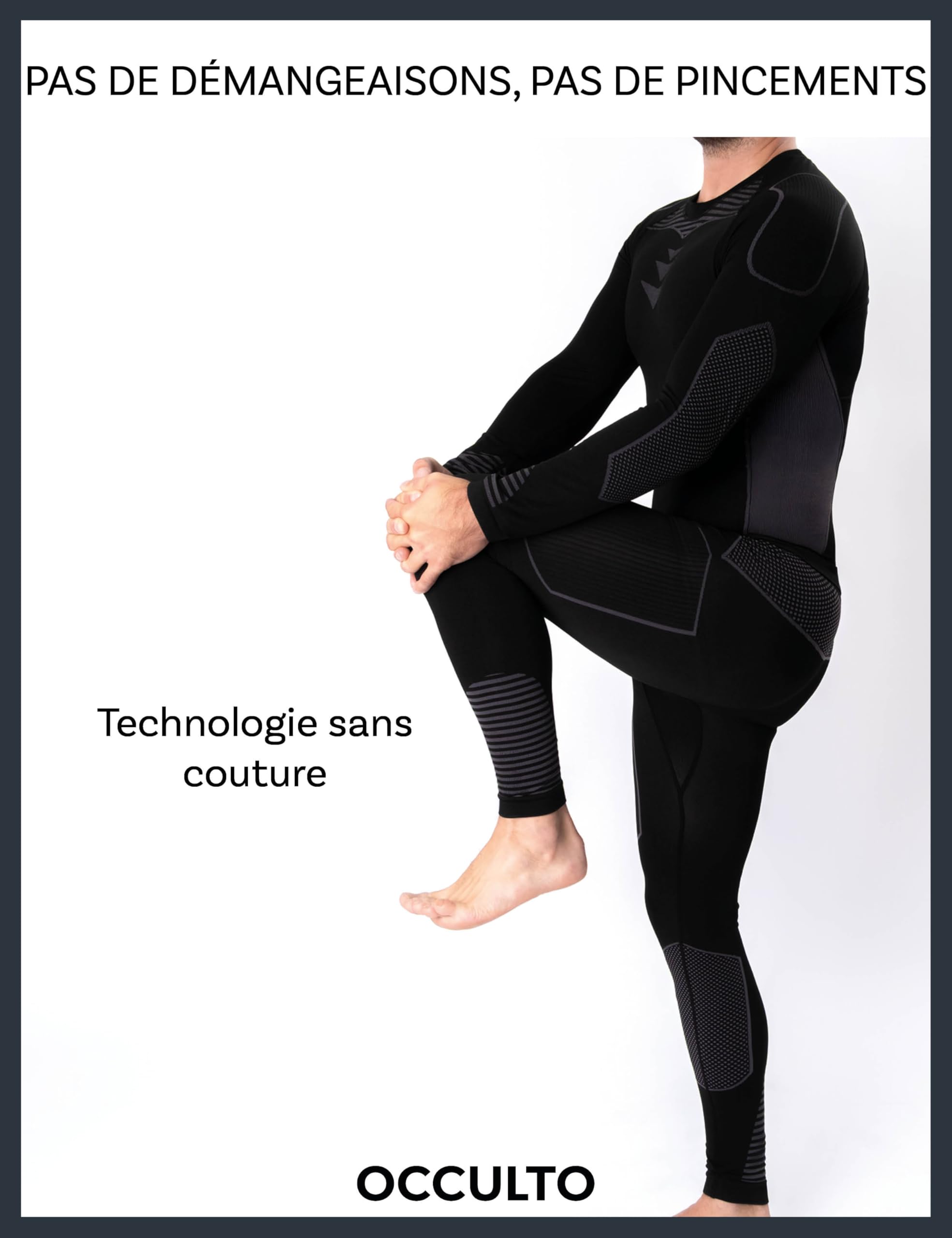 Occulto sous Vetement Thermique Ski Homme (modèle: James)