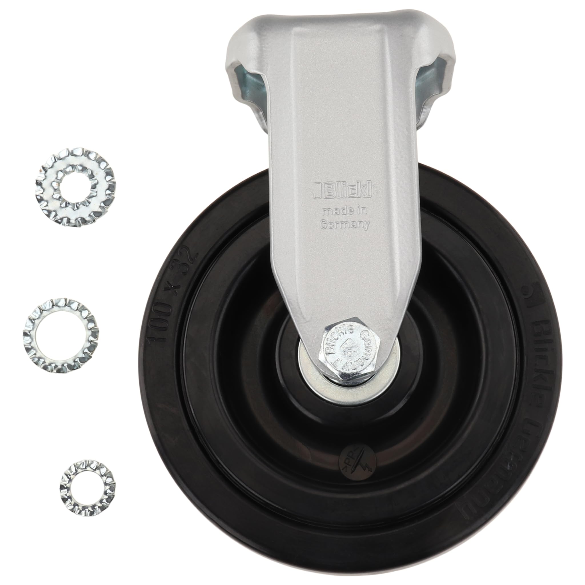 Roulette fixe D100 en polyamide haute résistance pour charge