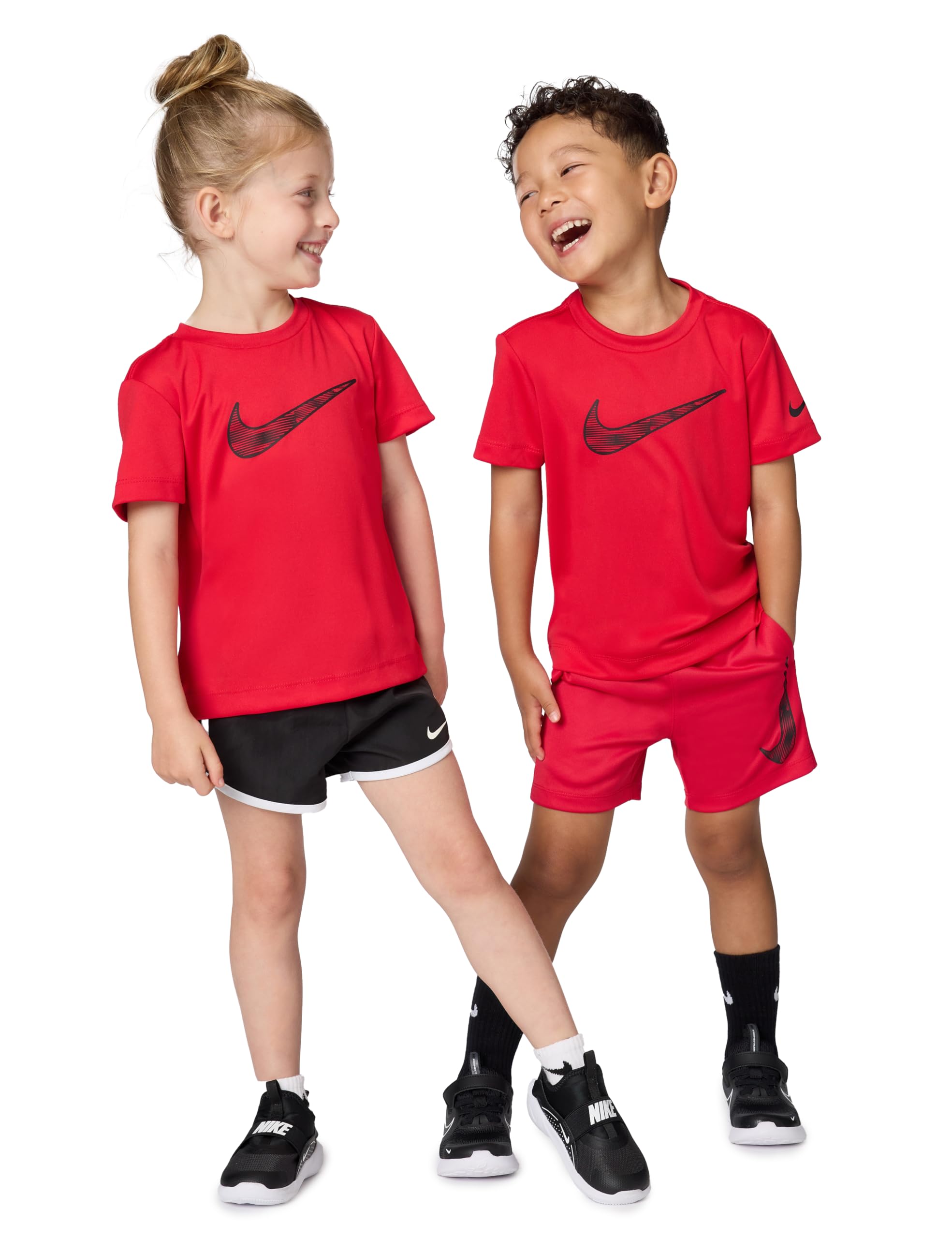 Kids' Trophy23 Dri-FIT Short-Sleeve Top (Large Swoosh Logo)