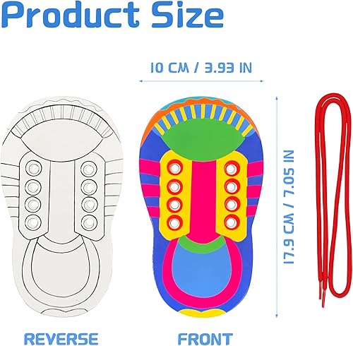 Miniatura 4 de ZAKVOOR Cordones de los zapatos que enhebran juguetes de enseñanza aprender a atar los cordones de los zapatos Kindergarten Early Educational Rope