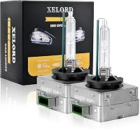 XELORD D3S Xenon HID fényszóró izzó 6000K gyémánt fehér 35W 12V 2db 1