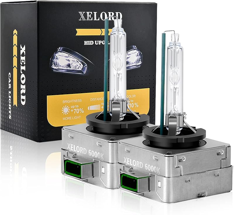 XELORD D3S Xenon HID fényszóró izzó 6000K gyémánt fehér 35W 12V 2db