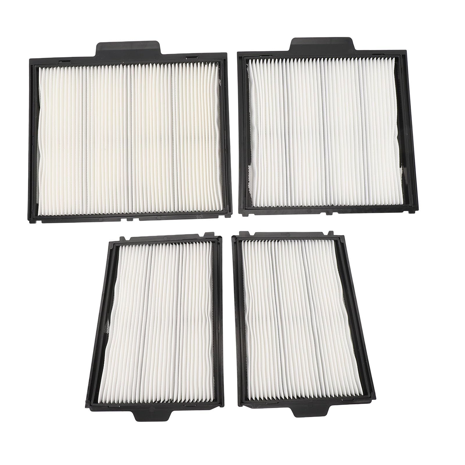 Yosoo Health Gear Paneles de Filtro Ultrafinos Reemplazo del Filtro del Limpiador de Piscinas Cesta Plegable de ABS con 4 Paneles Numerados Enjuague de Manguera de Captura de Desechos Finos para