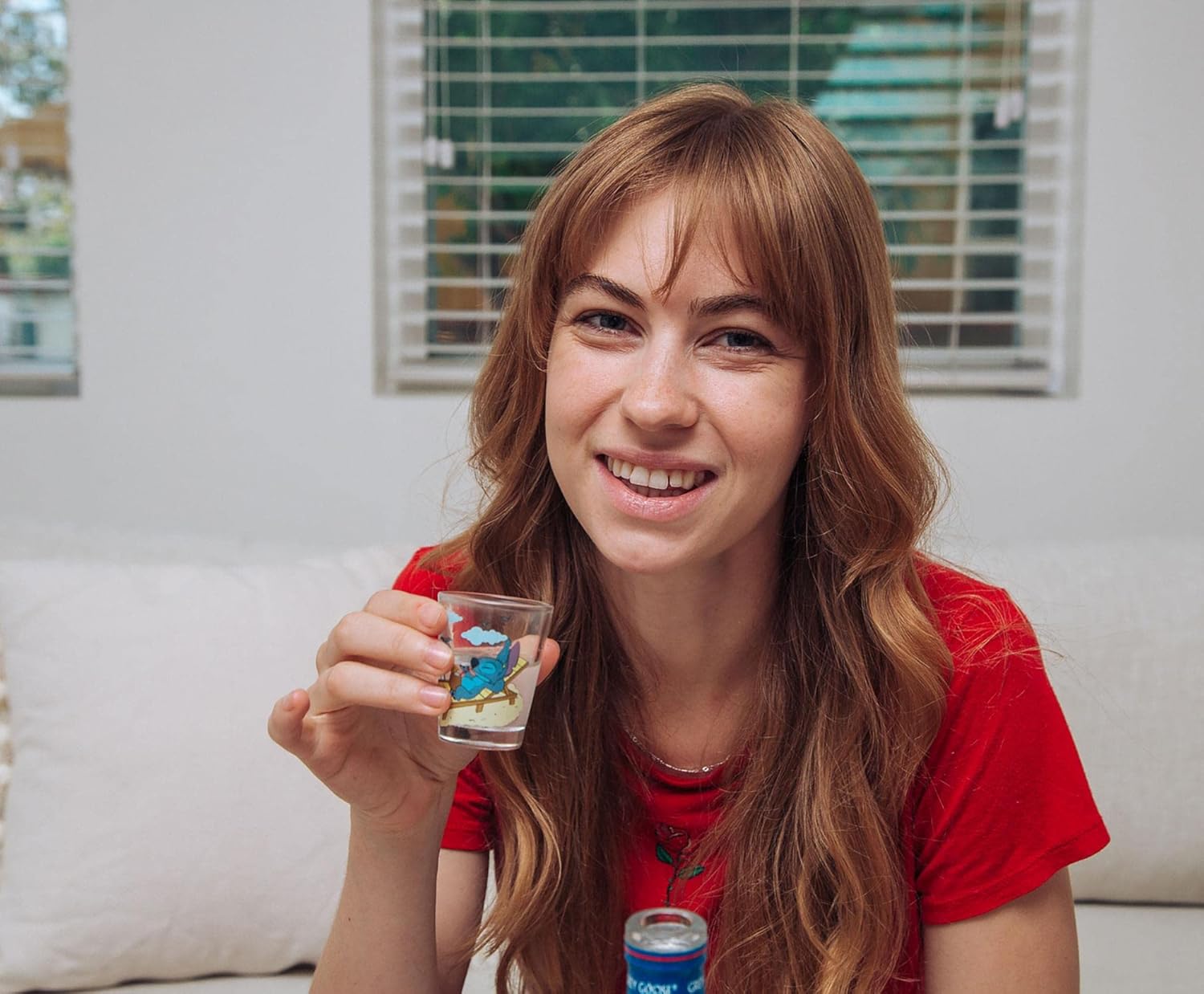 Disney Lilo & Stitch Beach Day 1.5-Ounce Mini Glass Cups, Set of 4 | Whiskey Shot Glasses, Home Barware For Liquor and Beverages, Kitchen Decor Essentials | Cute Kawaii Gifts And Collectibles - Image 5