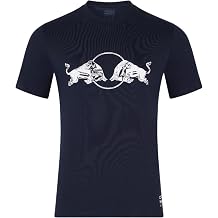 Red Bull Racing F1 Team T-Shirt, Bulls Logo Graphic Design, Night Sky Blue