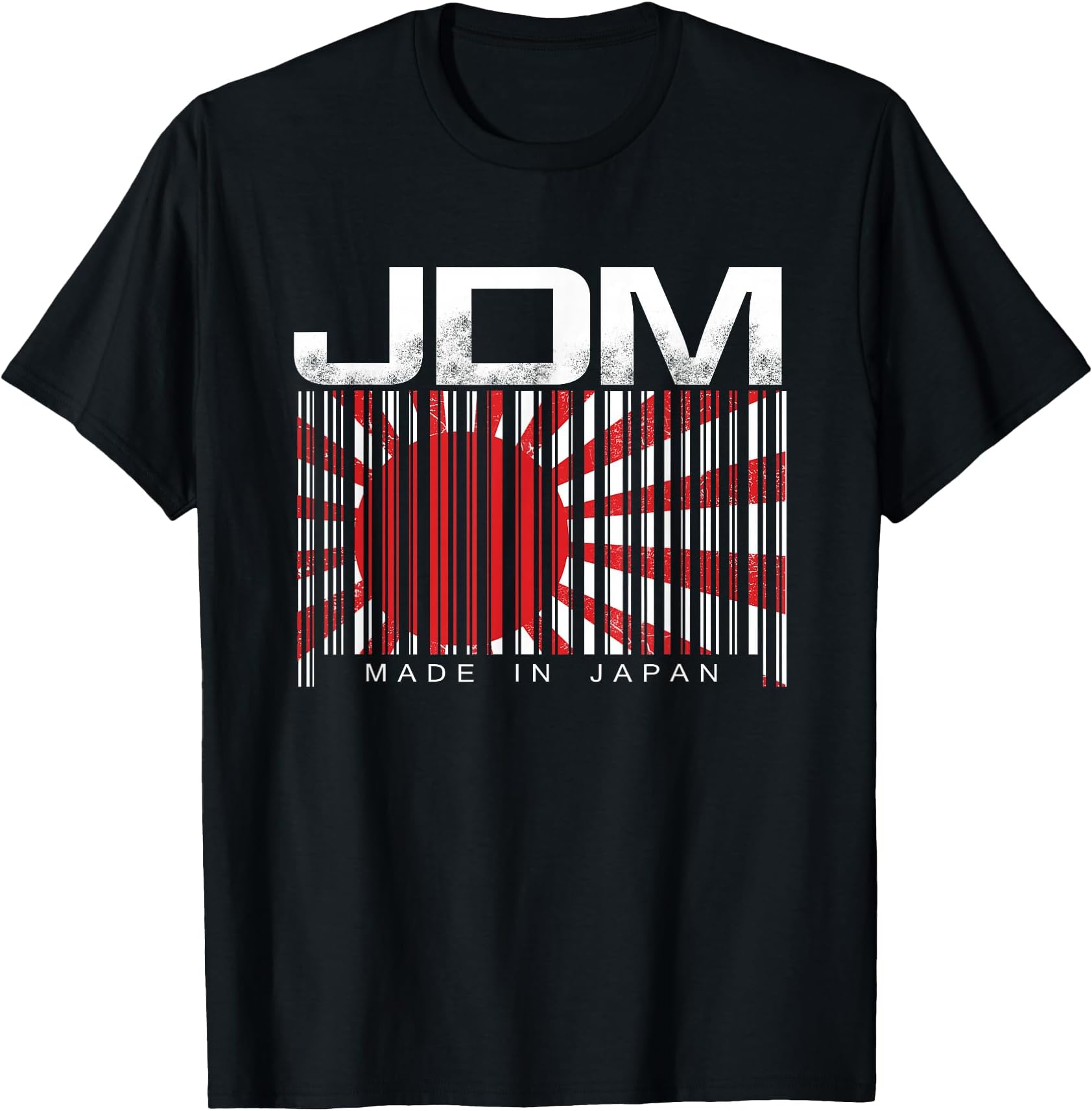JDM Barcode Made in Japan Motorsport Mens Shirt T-Shirt T-Shirt