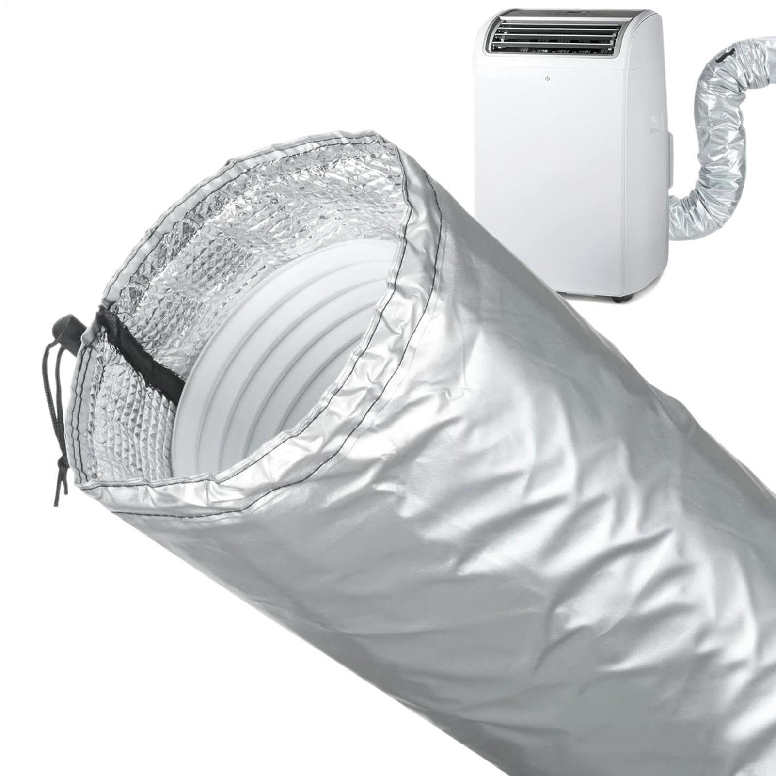 Klimaanlagen-Schlauchabdeckung – 152,4 x 25,4 cm, universelle Wärmedämmkomponente, energiesparende HVAC-Hardware | Schutzrohrhülle für die Klimatisierungs- und Lüftungseinheit des Arbeitsbereichs in d
