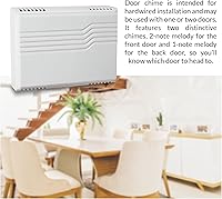 Vista 3 de Newhouse Hardware Two Note - Kit de timbre de puerta con cable con botón iluminado para transformador y montaje en superficie, 16 VAC/10 VA