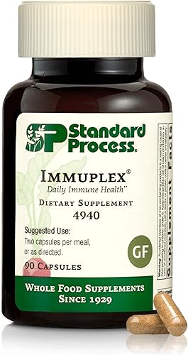 Standard Process Inc. Immuplex - Suplemento diario de apoyo inmunológico con folato, hierro, vitamina C y vitamina A - Suplemento mineral con